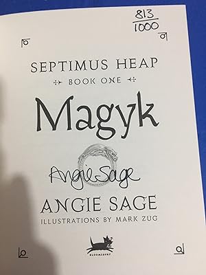 Angie Sage (Signed Limited Edition - Immaculate Copy - As New)