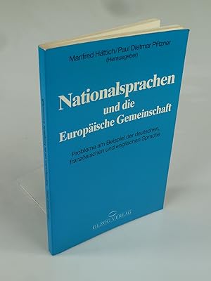 Seller image for Nationalsprachen und die Europische Gemeinschaft. for sale by Antiquariat Dorner