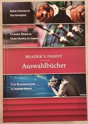 Bild des Verkufers fr Reader's Digest Auswahlbcker - Das Komplott, Tante Martha im Gepck, In Nomine Mortis. zum Verkauf von KULTur-Antiquariat