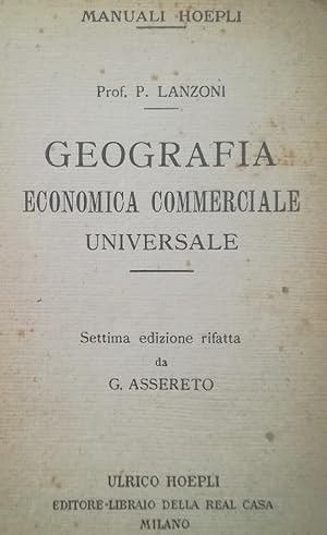 GEOGRAFIA ECONOMICA COMMERCIALE UNIVERSALE