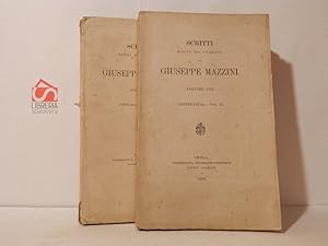 Scritti letterari editi ed inediti di Giuseppe Mazzini