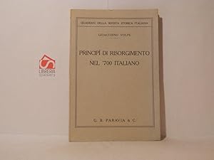 Principi di Risorgimento nel '700 italiano