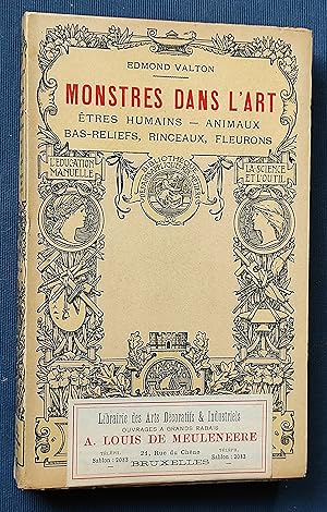 Immagine del venditore per Les Monstres dans l'Art : Etres humains et animaux bas-reliefs, rinceaux, fleurons, etc.- Accompagns de 432 planches ou figures. venduto da Librairie Pique-Puces