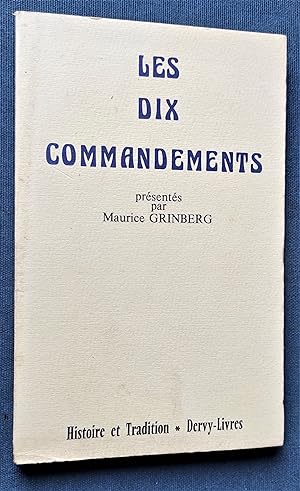 Image du vendeur pour LES DIX COMMANDEMENTS. mis en vente par Librairie Pique-Puces