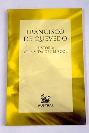 Immagine del venditore per Historia de la vida del Buscn venduto da Alcan Libros