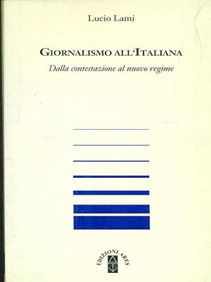 Bild des Verkufers fr giornalismo all'Italiana zum Verkauf von Librodifaccia