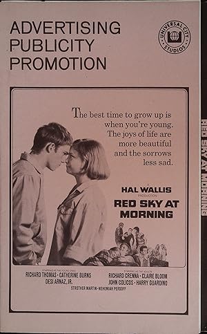 Imagen del vendedor de Red Sky at Morning Pressbook 1971 Richard Thomas, Catherine Burns a la venta por AcornBooksNH