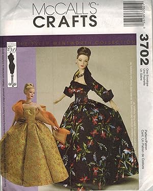 McCall's Crafts Doll Pattern No. 3702 Tyler Wentworth 16" Doll Clothing