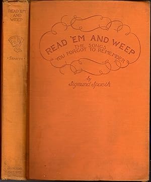 Seller image for Read 'em and Weep: The Songs You Forgot to Remember for sale by Dorley House Books, Inc.