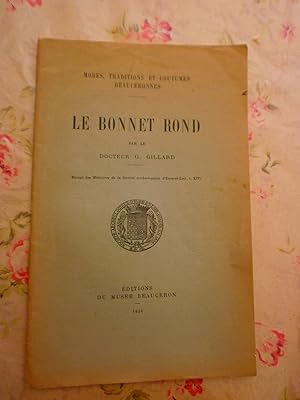 Le bonnet rond Modes traditions & coutumes Beauceronnes