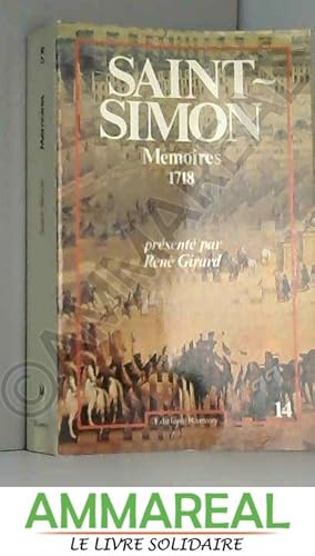 Image du vendeur pour Mmoires Saint Simon Tome 14 1718 mis en vente par Ammareal