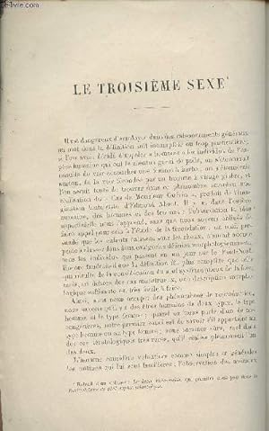 Bild des Verkufers fr Le troisime sexe - (1 article de la Revue du Mois) zum Verkauf von Le-Livre