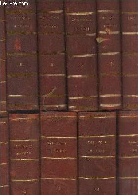 Image du vendeur pour Les Rougon-Macquart - Romans, Contes et Nouvelles - Les Trois Villes - Les Quatre Evangiles. Volumes 1  12 (Volume 11 et 4 manquant) - Edition ne varietur. (Collection : "Oeuvres Compltes Illustre de Emile Zola") - Titres : Voir description mis en vente par Le-Livre