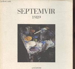 Seller image for Septemvir 1989 prsente Stefan Plenkers- Galerie des beaux-arts de Bordeaux du 17 fvrier au 1er mars 1989 for sale by Le-Livre