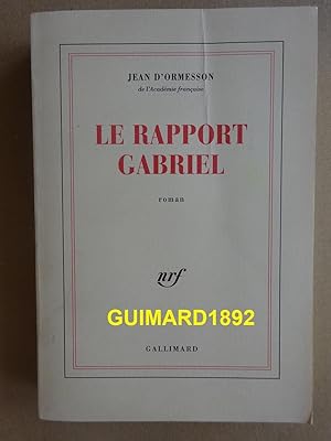 Le Rapport Gabriel