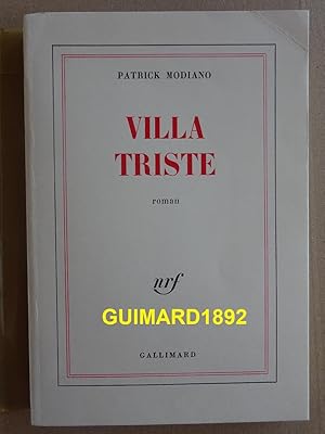 Image du vendeur pour Villa Triste mis en vente par Librairie Michel Giraud