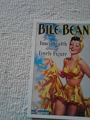 Imagen del vendedor de Bile Beans For Inner Health and a Lovely Figure Advertising Reproduction Postcard [Stationery][Import] a la venta por The Librarian's Books