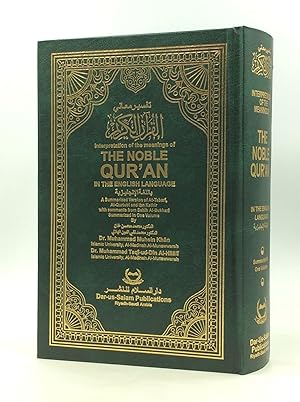 INTERPRETATION OF THE MEANINGS OF THE NOBLE QUR'AN in the English Language: A Summarized Version ...