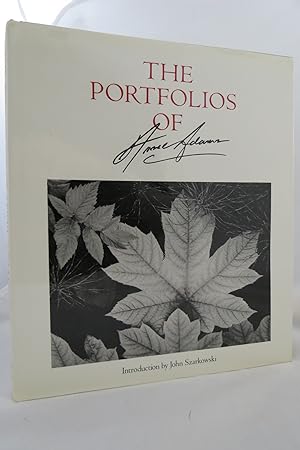 THE PORTFOLIOS OF ANSEL ADAMS (DJ is protected by a clear, acid-free mylar cover) (Signed by Author)