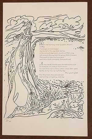 Seller image for When Did Morning Wind Rip Callow Flowers (Broadside) for sale by Moe's Books