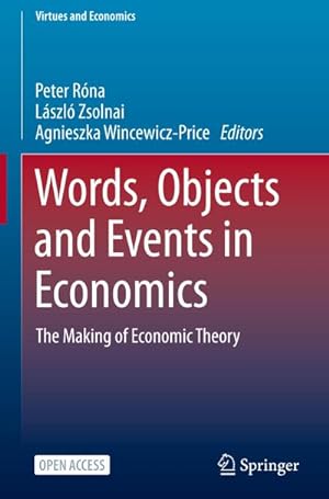 Bild des Verkufers fr Words, Objects and Events in Economics : The Making of Economic Theory zum Verkauf von AHA-BUCH GmbH