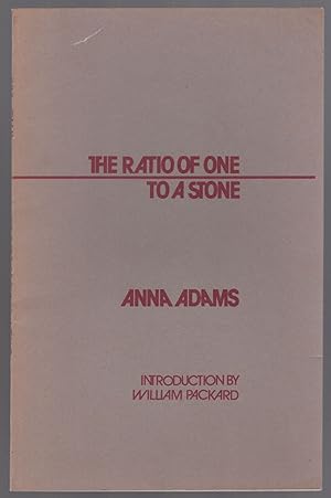 Seller image for The Ratio of One to a Stone for sale by Between the Covers-Rare Books, Inc. ABAA