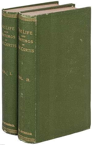 Bild des Verkufers fr A Memoir of Benjamin Robbins Curtis, LL.D. with Some of His Professional and Miscellaneous Writings. Two Volumes zum Verkauf von Between the Covers-Rare Books, Inc. ABAA