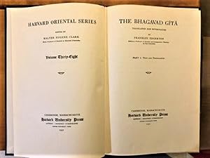 Seller image for The Bhagavad Gita. Part 1: Text and Translation for sale by Alplaus Books