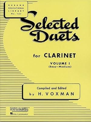 Bild des Verkufers fr Selected Duets for Clarinet: Volume 1 - Easy to Medium zum Verkauf von moluna