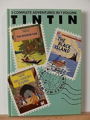 Image du vendeur pour The Adventures of Tintin Volume 2 (The Black Island,King Ottokar's Sceptre and The Broken Ear) mis en vente par Tree Frog Fine Books and Graphic Arts