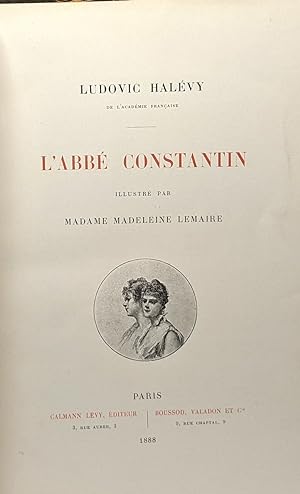 Seller image for L'abb Constantin illustr par Madame Madeleine Lemaire for sale by crealivres