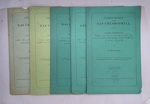 Bild des Verkufers fr Untersuchungen ber das Chlorophyll. [5 Hefte] ( Aus dem Monatsbericht der kniglichen Akademie der Wissenschaften zu Berlin 1874-1881). zum Verkauf von Wissenschaftl. Antiquariat Th. Haker e.K