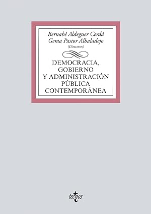 Seller image for Democracia, Gobierno y Administracin Pblica contempornea for sale by Imosver