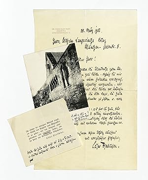 Imagen del vendedor de Eigenh. Brief mit U. a la venta por Eberhard Kstler Autographen&Bcher oHG