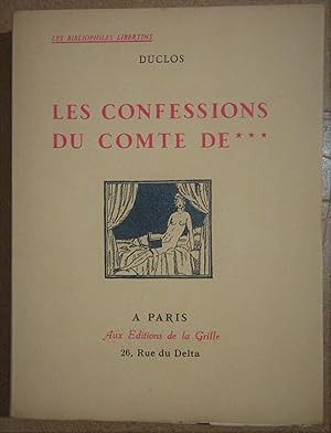 Les Confessions du Comte de *** : Préface de Henry Frichet - Illustration de Maurice L'Hoir