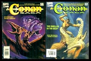 CONAN SAGA - Volume 1, numbers 81 and 82 - December 1993 and January 1984: Conan and the Curse of...