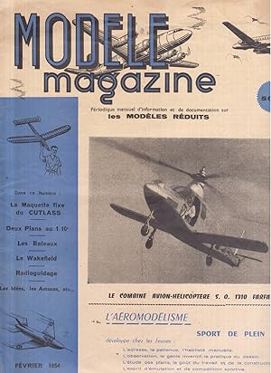 Modèle Magazine. Périodique mensuel d'information et de documentation sur les Modèles Réduits. N°...