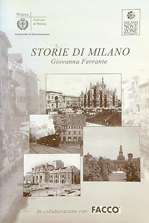 Bild des Verkufers fr Storie di Milano zum Verkauf von Librodifaccia