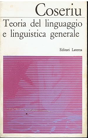 Teoria del linguaggio e linguistica generale