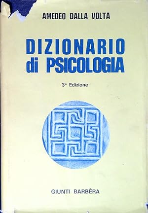 Imagen del vendedor de Dizionario di Psicologia - Terza edizione a la venta por Librodifaccia
