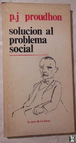 Imagen del vendedor de SOLUCION AL PROBLEMA SOCIAL a la venta por Librera Maestro Gozalbo