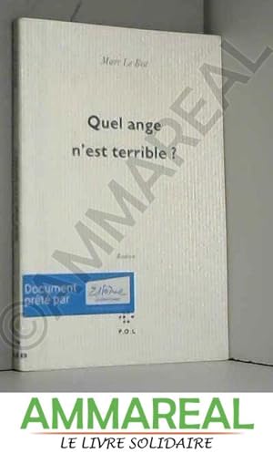 Seller image for Quel ange n'est terrible ? for sale by Ammareal