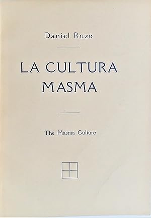 Imagen del vendedor de La Cultura Masma / The Masma Culture a la venta por Guido Soroka Bookseller