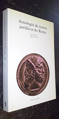 Imagen del vendedor de Antologa de textos jurdicos de Roma a la venta por Librera La Candela