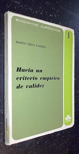 Seller image for Hacia un criterio emprico de validez for sale by Librera La Candela