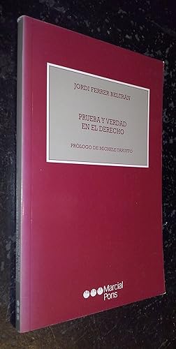Seller image for Prueba y verdad en el derecho for sale by Librera La Candela