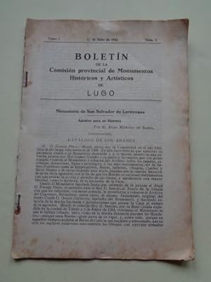 Boletín de la Comisión Provincial de Monumentos Históricos y Artísticos de Lugo. Nº 3, 1 julio de...