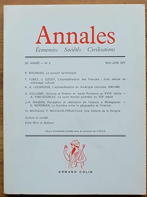 Image du vendeur pour Annales numro 3, 32e anne de mai-juin 1977 mis en vente par Aberbroc