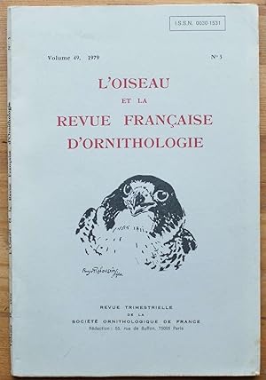 L'oiseau et la revue française d'ornithologie - Volume 49, numéro 3 de 1979