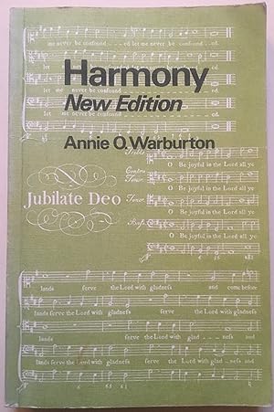 Harmony - A Text Book For Class Use On Aural Foundations